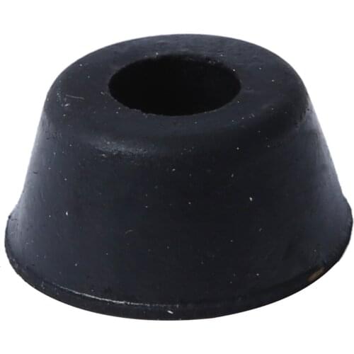 10 Pcs 21mm x 10mm Conical Recessed Rubber Feet Bumpers Pads Black