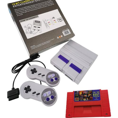 16-bit Entertainment System Compatible with Super Nintendo Games Comes with 100 Or 101 in 1 super games