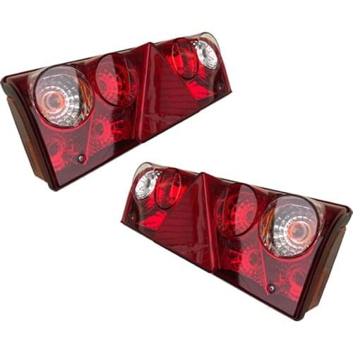 2PCS 24V Truck Tail Lamp Trailer Bus aspock europoint 2