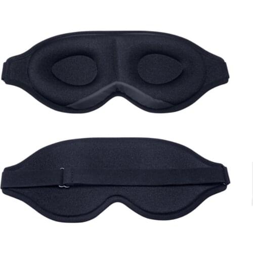 2Pcs 3D Memory Foam Breathable Blackout Eyeshade Comfortable Slow Rebound No Wing Travel Sleep Fatigue Relief Eye Mask