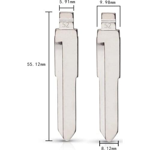 #52 Metal Car Key Blade for KD VVDI JMD Remote key For Suzuki Swift Isuzu