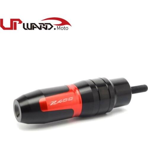 For KAWASAKI Z400 Z 400 2019 Accessoires One Piece Motorcycle Falling protection Exhaust Slider Crash pad slider Logo ''Z400