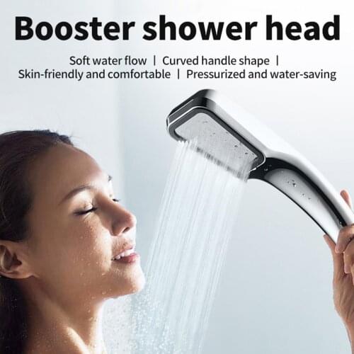Bathroom Accessories High Pressure Water Saving Square Shower Head for Bath Handheld Best Shower Head Adjustable Spray Nozzle