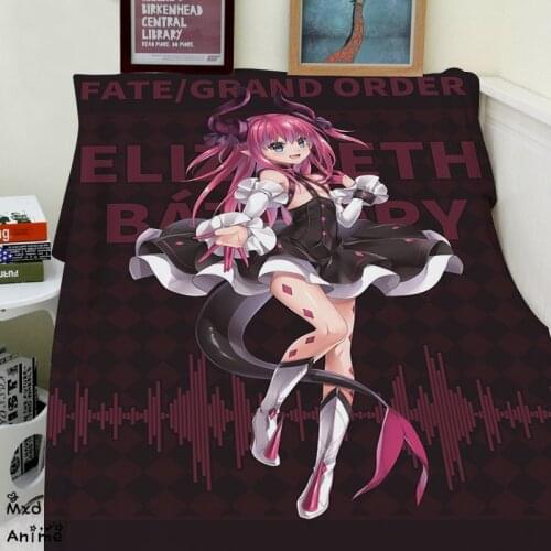 Anime Fate Grand Order Soft Flannel Fleece Throw Blanket Decorative Plane Blankets for sofa decorative cotton blanket throw