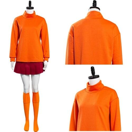 Anime Velma Dinkley Cosplay Costume Uniform Outfits Halloween Carnival Costumes