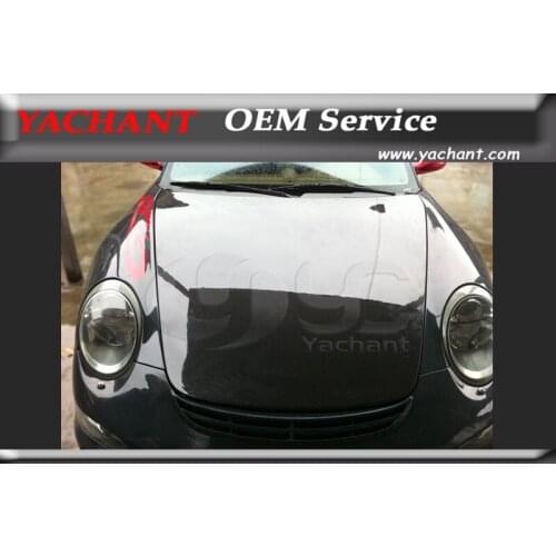Car-Styling Carbon Fiber Body Kit Hood Bonnet Fit For 2005-2011 Porsche 987 Boxster Cayman 911 997 OEM Style Hood Bonnet