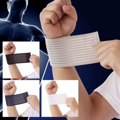 1 Piece Gym Elastic Sports Wristband Fitness Training Support Wristband, Used To Wrap The Carpal Tube, Made of Cotton