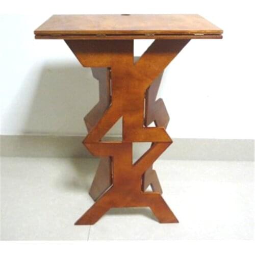 Dulex Wooden Pro Fold Up Table For Professional Magician Magic Tricks Stage Illusion Accessories Gimmick Props Easy to Carry