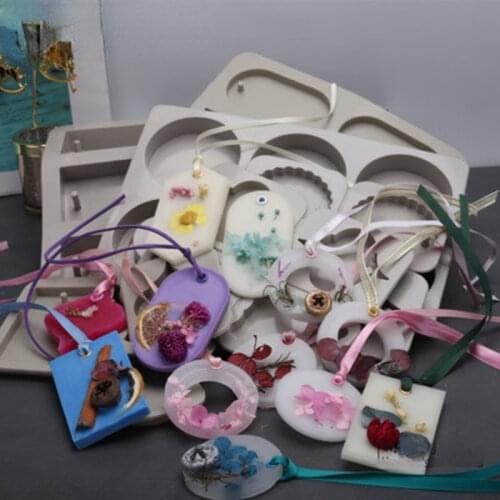 DIY Soy Wax Candles And Incense Handmade Flower Fragrance kaarsen mallen Wax 6 Lattice Silicone Mold Soap Mould 3D Molds