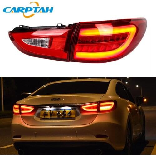 For Mazda 6 Atenza 2013 2014 2015 2016 2017 2018 LED Car Taillight Tail Lights Rear Fog Lamp Turn Signal Reverse Brake Light