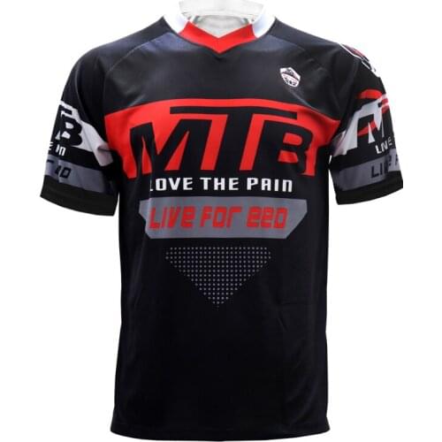 MTB Men Jersey Downhill Jersey Motorcycle Jersey Cicycle shirt Competitive Race Cycling Jersey Bike Mens Jersey Short sleeve
