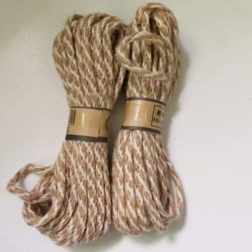 Diameter 5mm Cotton Hemp Rope Handmade DIY Decorative Thread Natural Weave Hemp Rope