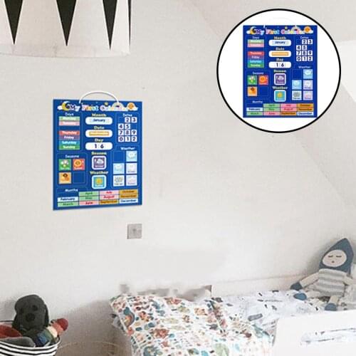 Circle Time Center Classroom Pocket Chart School Calendar and Weather Pocket Chart Gifts for Boys Girls