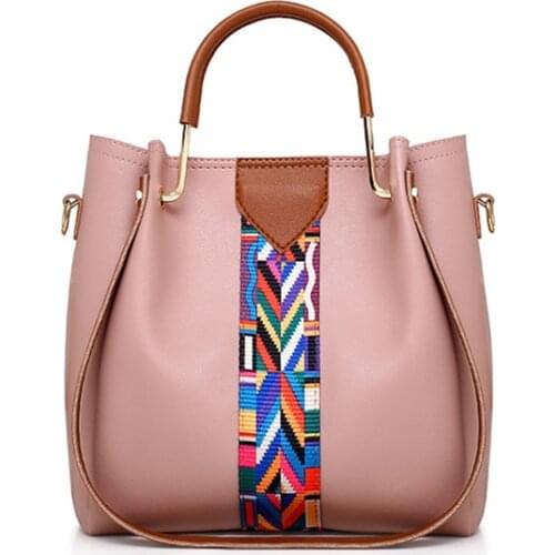 Four-piece Set Women Bags PU Leather Designer Bag Large Capacity Ribbon Shoulder Messenger Bag Handbag 2021