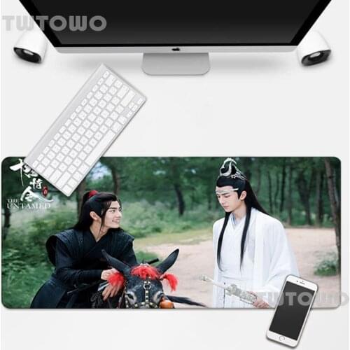 The Untamed Lan Zhan Large Size Computer New Mouse Pad Art Anime Gamer Lovely Anti-slip Laptop Mice Pad Keyboard Pad MousePads