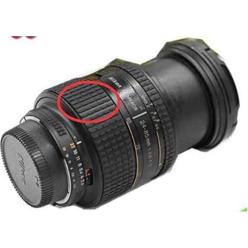 New 24-85mm1:2.8-4D rubber for nikon 24-85 AF Zoom Grip Rubber 24-85 lens Camera repair part free shipping