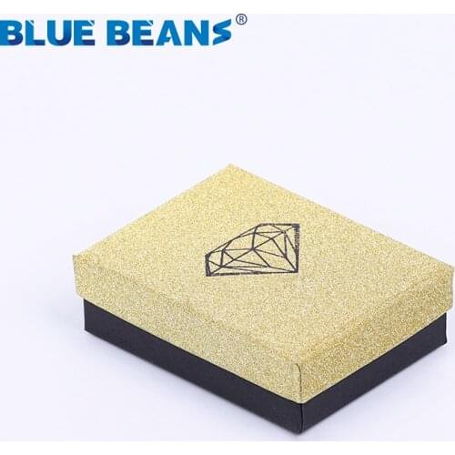 Selling New Square jewelry organizer box Engagement Ring For Earrings Necklace Bracelet Display Gift Box Holder Black gold