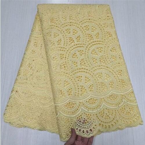 Swiss Voile Lace In Switzerland With Stones African Nigerian Dry Lace Fabrics High Quality Cotton Lace Fabric For Dress t21-80