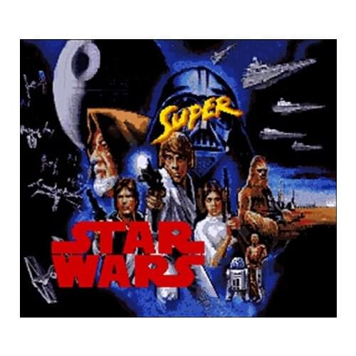 Super Star Wars 16 bit Big Gray Game Card For NTSC Game Player Drop Shipping