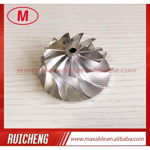 TD04H 41.94/56.00mm 11+0 blades high performance Turbo Milling/aluminum 2618/billet compressor wheel