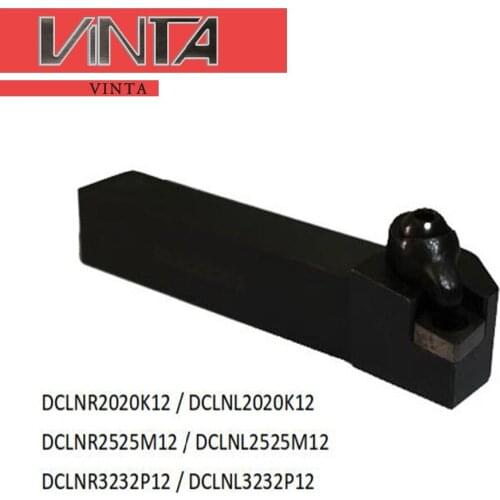 Free shipping DCLNR2020K12/DCLNR2525M12/DCLNR3232P12 CNC lathe metal cutting tools external turning tool holder for CNMG1204