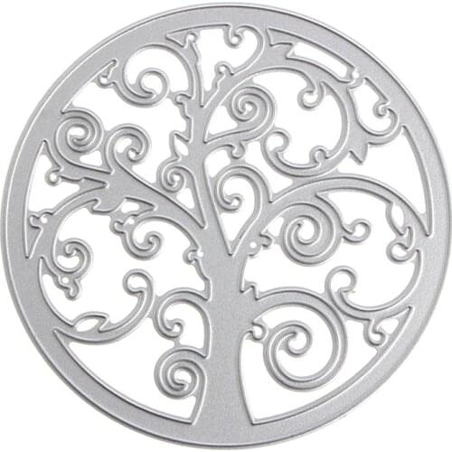 Life Tree Cutting Dies Stencils DIY Scrapbook Album Paper Card Embossing Craft