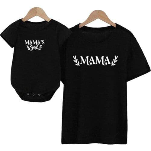 YSUBEST Same T-shirts For Mom And Daughter