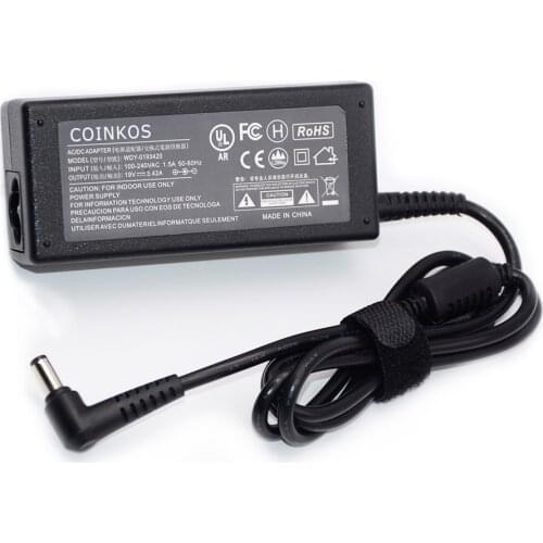 Charger For Toshiba 19V 3.42A 5.5x2.5mm AC Laptop Adapter Suitable For Lenovo/Asus/BenQ/Acer/Asus Notebook Power Supply