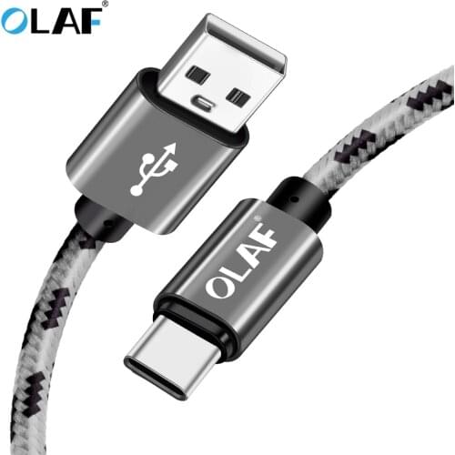 OLAF USB Type C Cable Fast Charging USB C Cable for Samsung Galaxy S9 S8 Note 9 USB C Charger Data Cable for One Plus 6 5t