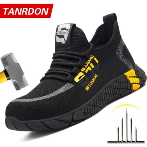 Work Safety Shoes Anti-smashing Working Sneakers Male Protective Work Shoes Men Boots Lightweight Men Safety Boots Male Footwea