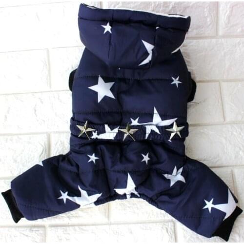 All Stars Winter Warm Dog Clothes Waterproof Pet Coat Jacket Chihuahua Yorkshire Clothes for Dogs Pet Jacket Winter