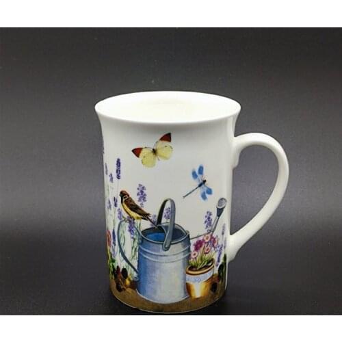 2021 Creative Cow Coffee Cup Mediterranean Style Travel Tasse Cafe Mug Germany Crockery Tea Cups And Printing Mugs Drinkware