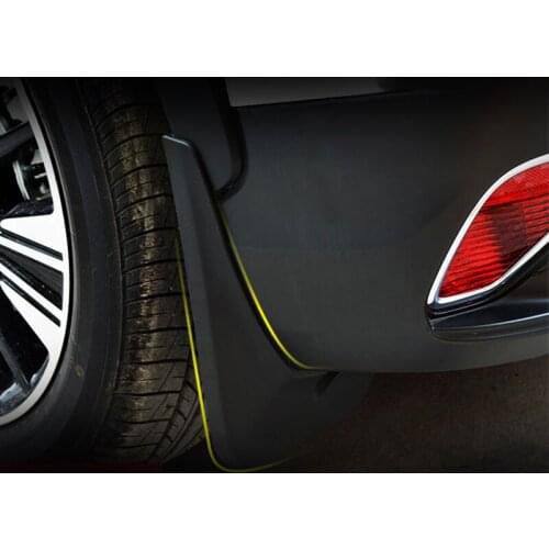 4pcs/set Car Styling Front Rear Splash Guards Mud Flap Mudguards Fender Cover For Mitsubishi Eclipse Cross 2018 2019 Accessories