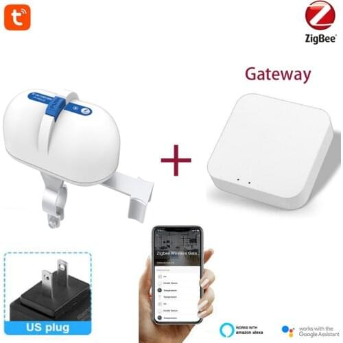 Tuya Alexa Google Assistant Wireless Control Manipulator Valve Gas Water WiFi Smart Valve Smart Life Shut Off Controller