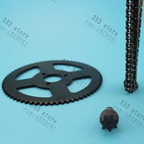 Chain&sprocket 25H 68T 26mm Rear Sprocket Mini Moto ATV Quad Dirt Pit Pocket Bike Chopper 47CC 49CC