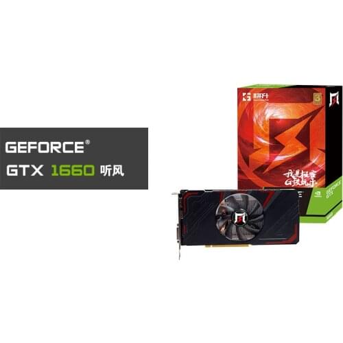 Gengsheng graphics card GTX1660 listening wind version DDR5 6G desktop computer host independent game graphics card