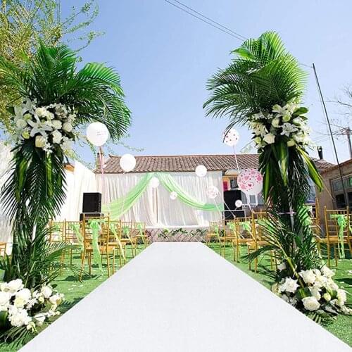 Beautiful Ceremony Event Banquet Wedding Aisle Runner Wedding Carpet Non-slip Colorful Custom Length Wedding Carpet Aisle Runner