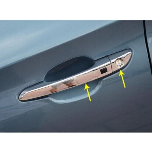 Car Cover Styling Inner Sticker Frame Lamp Trim ABS Door Handle Armrest Handrail 8pcs For Hyundai Tucson 2015 2016 2017 2018