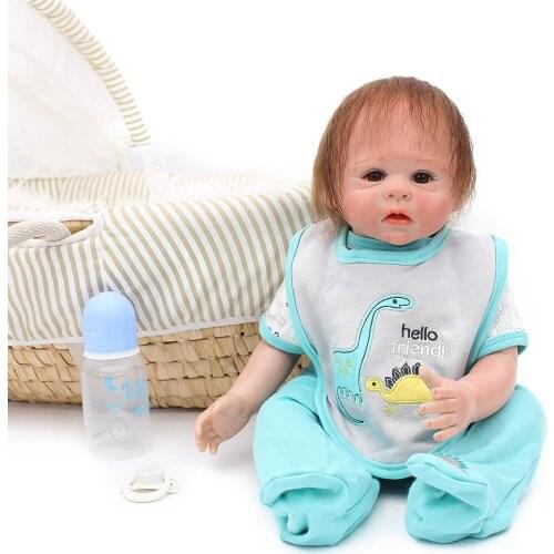 Reborn baby dolls for sale 20"48cm handmade soft silicone reborn baby dolls toys for kids gift bebe doll bonecas newborn doll