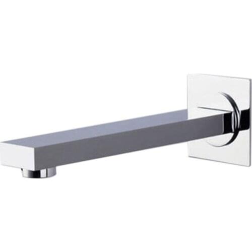 Brass Wall Mounted Bathroom Tub Spout Square Tub Spout Faucet Spout