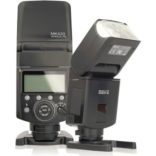 Meike MK-420F LCD Multi-Functional Long-Lasting Lithium Battery Flash Speedlite for Fuji Digital Camera