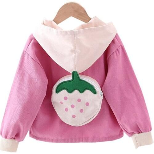 Fashion Baby Cartoon Clothes Spring Autumn Children Sweatshirts Boys Girls Sport Hooded Jacket Toddler Costume Kids Clothing