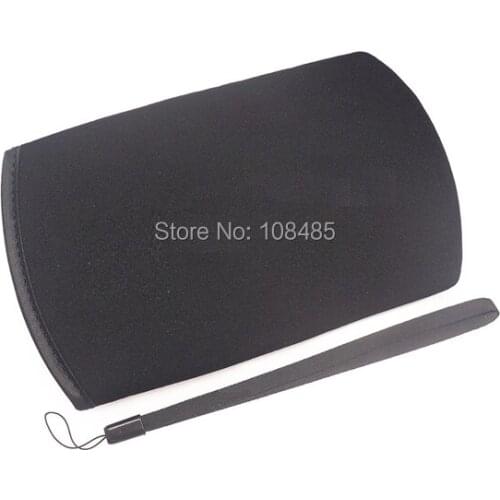 HOTHINK Black soft full protective case cover pouch bag for 3DS XL 3DS LL with hand strap