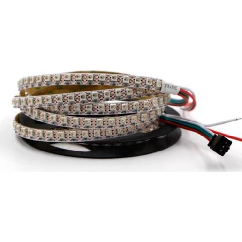 [Seven Neon]WS2813/WS2812B/SK6812 MINI 3535 SMD addressable RGB led pixel strip DC5V 8mm 144LEDs/m 144pixels WHITE PCB