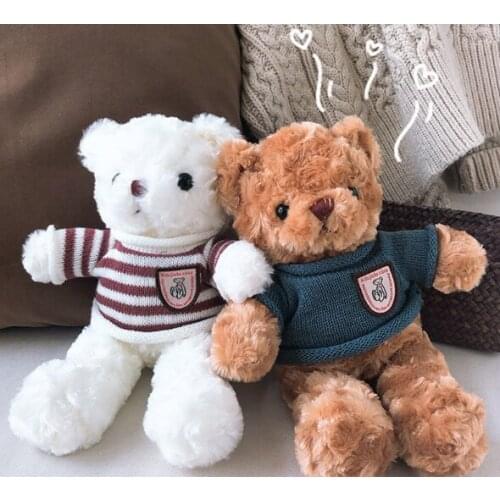 Teddy bear multi-color optional Fathers Day gift plush toy sweet cute girl sleep pillow graduation dolls J05