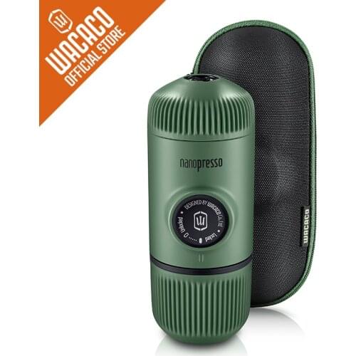 Wacaco Nanopresso Portable Espresso Coffee Maker,New Colorful Nanopresso +Case, Upgrade Version of Minipresso, 18 Bar Pressure
