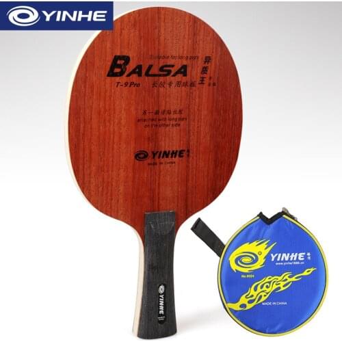 Genuine Yinhe Galaxy T-9 Pro Table Tennis Blade Wood With Carbon Ping Pong Racket Base Raquete Designed For Long Pimples