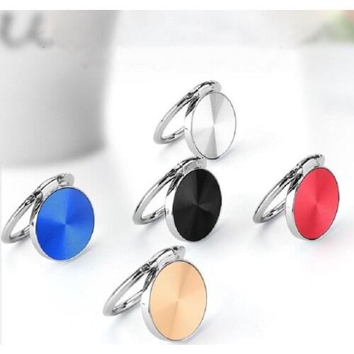Luxury 360 Rotatable Magnet Phone Holder Finger Ring Stand Bracket Car Magnetic Mount For Magnetic Smartphone With Back Sticker