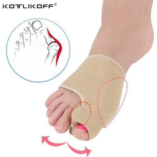 KOTLIKOFF Toe Separator Hallux Valgus Bunion Corrector Orthotics Insoles Feet Bone Thumb Adjuster Correction Big Toe Bone Sock