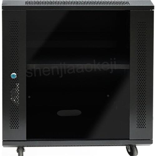12U network cabinet Wall-hanging cabinet Cold-rolled steel plate + electrostatic spray cabinet wall cabinet 220V (50Hz) 1pc